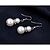 billiga Smyckeset-Dam Pärla Smycken Set damer Pärla örhängen Smycken Vit Till Bröllop Party Dagligen Casual / Örhängen / Dekorativa Halsband / Armband
