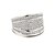 abordables Bague-Femme Anneau de déclaration Écran couleur Zircon Platiné Luxe Mode Mariage Soirée Bijoux de fantaisie