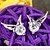 cheap Earrings-Clear Earrings Wings Angel Wings Classic Fashion Sterling Silver Earrings Jewelry Silver For Party