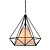 cheap Island Lights-1-Light 28x45x50(11x17.7x 19.7&quot;) Crystal / Mini Style Pendant Light Metal Fabric Electroplated Modern Contemporary 110-120V / 220-240V