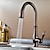 cheap Pullout Spray-Kitchen Sink Mixer Faucet with Pull Out Sprayer, 360 Swivel Brass Single Handle Vessel Taps 2 Modes Standard Spout Deck Mounted, Traditional Kitchen Taps with Hot and Cold Water Hose Oil-rubbed Bronze