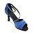 abordables Chaussures de danses latines-Femme Chaussures Latines Sandale Satin Cristal Bleu / Violet / Salon / Cuir / EU39