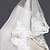 Недорогие Свадебные вуали-Один слой Кружевная кромка Свадебные вуали Фата до локтя с Вышивка 37,4 В (95см) Тюль / Овальная