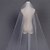 cheap Wedding Veils-One-tier Pencil Edge Wedding Veil Chapel Veils 53 110.24 in (280cm) Tulle