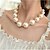 halpa Helmikaulakorut-Choker-kaulakorut - Metalliseos/Imitation Pearl - Party