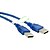 billige USB-kabler-0,3 m / 1ft usb 2.0 hann til USB 2.0 mannlige adapter converter forlengelseskabel blå