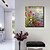 tanie Obrazy z kwiatami/roślinami-Hang-Malowane obraz olejny Ręcznie malowane - Kwiatowy / Roślinny Nowoczesny Brezentowy