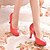 ieftine Tocuri de Damă-Pantofi pentru femei Imitație de Piele Toc Stiletto Tocuri/Vârf Rotund Pantofi cu Toc Birou &amp; Carieră/Rochie Negru/Roșu/Alb