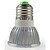 abordables Ampoules électriques-1pc e26 / e27 led spotlight 3 w haute puissance led 260lm blanc chaud blanc froid ac220-240v