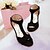 cheap Women&#039;s Sandals-Women&#039;s Shoes Fleece Spring / Summer Low Heel Black / Red / Pink