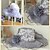 cheap Headpieces-Gray Gorgeous Organza With Sequin Wedding/ Partying/ Honeymoon Hat