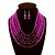 cheap Jewelry Sets-Women&#039;s Jewelry Set - Imitation Pearl Vintage, Party, Casual Include Drop Earrings / Pendant Necklace Fuchsia / Red / Blue For Party / Special Occasion / Anniversary