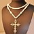 cheap Pearl Necklaces-New Arrival Fashional Hot Selling Delicate Cross Pearl Necklace