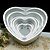 cheap Cake Molds-5 inch Metal Love Heart Shape Cake Mold Detachable Live Bottom Pastry Mould