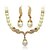 זול סט תכשיטים-סט תכשיטים - פנינה, זירקוניה מעוקבת וינטאג&#039;, מסיבה, יום יומי לִכלוֹל זהב / לבן עבור Party / עגילים / שרשראות