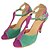 cheap Latin Shoes-Men&#039;s Women&#039;s Dance Shoes Latin Shoes Salsa Shoes Standard Shoes Sandal Customized Heel Customizable Multi Color / Indoor