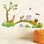 abordables Pegatinas de pared-Forest Animal Cartoon Kindergarten Removable Wall Stickers For Kids Rooms Home Decor Diy Wallpaper Art Decals