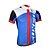 cheap Women&#039;s Cycling Clothing-Arsuxeo Men&#039;s Cycling Jersey Short Sleeve Bike Jersey Top with 3 Rear Pockets Mountain Bike MTB Road Bike Cycling Breathable Anatomic Design Quick Dry White+Red Black Green Black Blue Patchwork