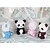 cheap School Supplies &amp; Art-Cartoon Panda Detachable DIY Rubber Eraser Student Children Prizes Gift Assemble Toy