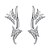 abordables Boucle d&#039;Oreille-Boucles d&#039;oreille Clou Boucles d&#039;oreilles Clips For Femme Zircon cubique Soirée Mariage Décontractée Zircon Zirconium Cuivre Papillon Animal Argent / Plaqué argent