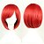 billige Kostymeparykk-Cosplay Parykker Syntetiske parykker Kostymeparykker Rett Rett Asymmetrisk frisyre Parykk Kort Rød Syntetisk hår Dame Naturlig hårlinje Rød