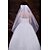 cheap Wedding Veils-One-tier Beaded Edge Wedding Veil Fingertip Veils with Beading Tulle / Classic