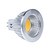 preiswerte Leuchtbirnen-5 Stück 50-150lm LED Spot Lampen MR16 1 LED-Perlen COB Warmes Weiß / Kühles Weiß 220-240V / RoHs / CCC