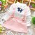 levne Šaty-Girls &#039; Dlouhý rukáv 3D tištěná grafika Šaty Bavlna Polyester Šaty Léto Jaro Podzim