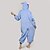 ieftine Pijamale Kigurumi-Adulți Pijama Kigurumi Monster Blue Monster Animal Pijama Întreagă Lână polară Cosplay Pentru Bărbați și femei Sleepwear Pentru Animale Desen animat Festival / Sărbătoare Costume / Leotard / Onesie