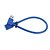 billige USB-kabler-30cm usb 3.0 rett vinkel 90 grader forlengelseskabel hann til hunn adapter ledningen blå