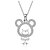 cheap Necklaces-Women&#039;s Sterling Silver Cubic Zirconia Rhinestone - Round Single Strand Animal White Necklace For Wedding Party Special Occasion