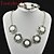 cheap Jewelry Sets-Women&#039;s Jewelry Set Ladies Earrings Jewelry White For Wedding Party Daily Casual Sports / Necklace / Bracelets &amp; Bangles