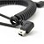 cheap USB Cables-3FT 1M USB 2.0 Male to MINI USB 2.0 Male 90 Degree Angle Retractable Cable