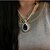 お買い得  ファッションネックレス-New Arrival Fashional High Quality Rhinestone Created Gem Water Drop Necklace