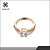 Χαμηλού Κόστους Μοδάτο Δαχτυλίδι-Εντυπωσιακά Δαχτυλίδια Μοντέρνα Cubic Zirconia Με Επίστρωση Ροζ Χρυσού Κοσμήματα Για Γάμου Πάρτι 1pc