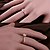 Χαμηλού Κόστους Μοδάτο Δαχτυλίδι-Γυναικεία Δακτύλιος Δήλωσης Κρυστάλλινο 18Κ Επίχρυσο / Cubic Zirconia / Προσομειωμένο διαμάντι κυρίες / Κλασσικό Γάμου / Πάρτι / Καθημερινά Κοστούμια Κοσμήματα / Πασιέντζα