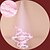 cheap Wedding Veils-One-tier Lace Applique Edge Wedding Veil Fingertip Veils with Embroidery 59.06 in (150cm) Lace / Tulle / Oval