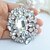 cheap Brooches-Bridal Simulated Diamond White Jewelry For Wedding Party Special Occasion Anniversary Birthday