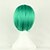 preiswerte Kostümperücke-Cosplay Perücken Synthetische Perücken Perücken Glatt Gerade Asymmetrischer Haarschnitt Perücke Kurz Grün Synthetische Haare Damen Natürlicher Haaransatz Grün