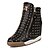 cheap Women&#039;s Sneakers-Women&#039;s Shoes Wedge Heel Round Toe Fashion Sneakers with Rivet More Colors available