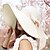 billige Bryllups Hovedstykke-Kurvevarer Hatte / Hovedtøj med Blomster 1pc Speciel Lejlighed / Afslappet / udendørs Medaljon