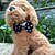 tanie Ubrania dla psów-Kot Psy Krawat / Muszka Kokarda Święto Ślub Ubrania dla psów Ubrania dla szczeniąt Stroje dla psów Czarny Czerwony Kostium dla dziewczynki i chłopca Bawełna S M L