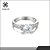 abordables Bague-Bagues Affirmées Mode Bijoux de Luxe Zircon Platiné Imitation Diamant Bijoux Pour Mariage Soirée 1pc