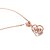 cheap Necklaces-Women&#039;s Crystal Pendant Necklace Round Cut Heart Love Ladies Vintage Party Work 18K Gold Plated Imitation Diamond Alloy Necklace Jewelry 1pc For Party