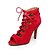 economico Scarpe per balli latini-Per donna Scarpe da ballo Finta pelle Scarpe per balli latini / Liscio / Scarpe per salsa Fibbia Sandali A stiletto Personalizzabile Rosso / Blu / Al coperto / Da allenamento / Professionale