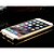 abordables Fundas para Teléfono &amp; Protectores de Pantalla-Funda Para Apple iPhone 6s Plus / iPhone 6s / iPhone 6 Plus Transparente Marco Antigolpes Un Color Dura Metal