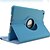 voordelige Tablethoesjes&amp;Screenprotectors-hoesje Voor Apple iPad Mini 3/2/1 360° rotatie / met standaard / Automatisch aan / uit Volledig hoesje Effen PU-nahka