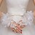 cheap Party Gloves-Lace / Tulle Wrist Length Glove Bridal Gloves / Party / Evening Gloves / Flower Girl Gloves With Rhinestone / Floral
