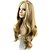 cheap Synthetic Trendy Wigs-Synthetic Wig Style Wig Blonde F27-613# Synthetic Hair Women&#039;s Highlighted / Balayage Hair / Side Part Blonde Wig Long Black Wig