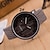 cheap Women&#039;s Watches-Women&#039;s Fashion Wood Grain Four Digital Quartz Analog Denim Cloth Band Wrist Watch(Assorted Colors)